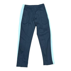 George Track Pants Mens Medium grey white Striped Athletic Polyester Activewear